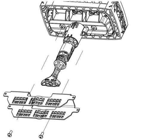 COMMSCOPE Zewnętrzny wspornik do mocowania kabli w osłonach TENIO B6 i C6