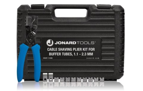 Cable Shaving Plier Kit for Buffer Tubes, 1.1 - 2.3 mm Jonard Tools CSHP-1123K