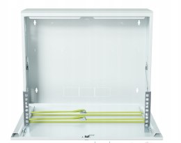 FIBERM Szafa RACK wisząca 19` 2U głębokość 130mm pionowa biała,CCTV