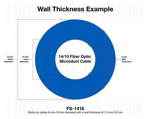 Obrotowy rozcinacz mikrorur Jonard FS-1416 5-16mm
