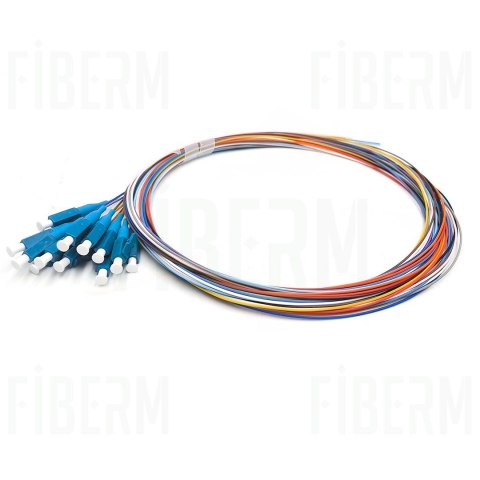 Pigtail LC/UPC 2m Single Mode G.652D Easy Strip Loose Tube 12 kolorów