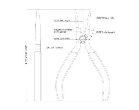 Szczypce zaciskowe do złączy UR/UY/UG Jonard JIC-22148