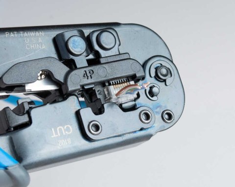 Zaciskarka do złącz RJ11, RJ12, RJ22 i RJ45 Jonard UC-864