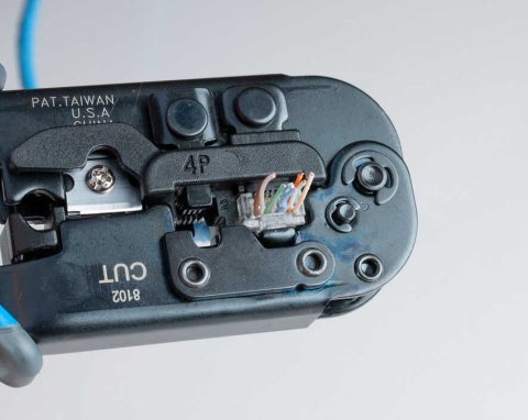 Zaciskarka do złącz RJ11, RJ12, RJ22 i RJ45 Jonard UC-864