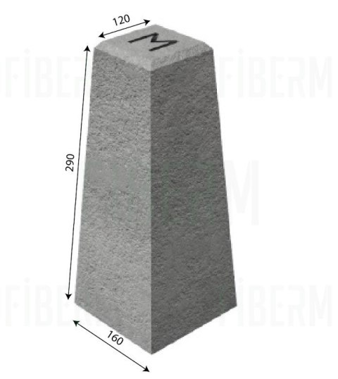 Znacznik trasy kablowej z literą K
