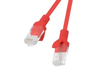 PCU6-10CC-0050-R PATCHCORD KAT.6 UTP 0.5M CZERWONY FLUKE PASSED