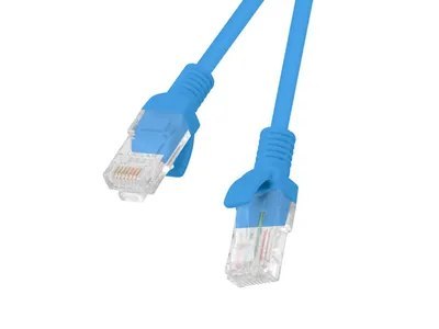 PCU6-10CC-0500-B PATCHCORD KAT.6 UTP 5M NIEBIESKI FLUKE PASSED