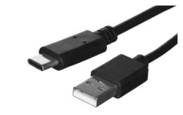 Kabel Lanberg QC 3.0 CA-USBO-20CU-0018-BK (USB 2.0 typu A - USB typu C ; 1,8m; kolor czarny)
