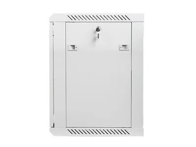Szafa rack Lanberg WF01-6412-10S (12U; 635mm / 600mm / 450 mm; wisząca; Szklane; 19''; kolor szary) (WYPRZEDAŻ)