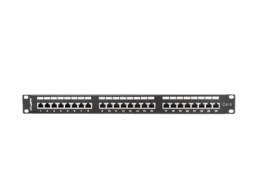 Patch panel Lanberg PPS6-1024-B (1U; kat. 6; 24xRJ-45)