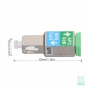 ADAPTER ŚWIATŁOWODOWY SC/UPC MĘSKI NA SC/APC ŻEŃSKI SM9/125 ZŁĄCZA