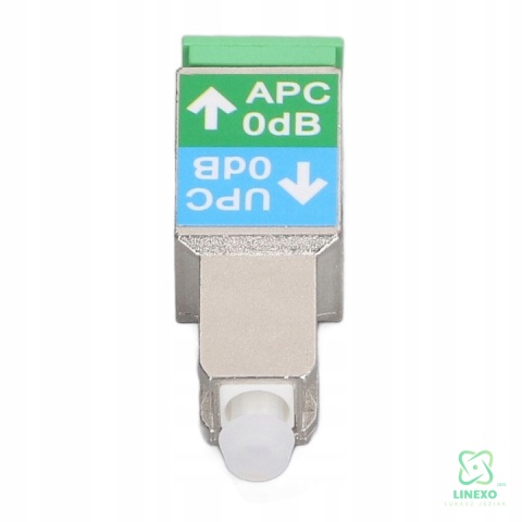 ADAPTER ŚWIATŁOWODOWY SC/UPC MĘSKI NA SC/APC ŻEŃSKI SM9/125 ZŁĄCZA
