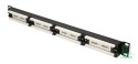 FIBERM Patch Panel 24 x RJ45 CAT5E UTP 1U