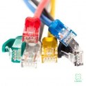 FIBERM Patchcord CAT5E 1M Niebieski Flat