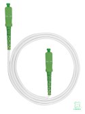 FIBERM Patchcord SC/APC-SC/APC 10m Single Mode Simplex włókno G657B3 3,0mm PVC