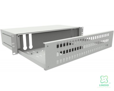 FIBERM przełącznica światłowodowa wysuwana 48 x SC Simplex 2U Rack 19`