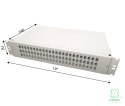 FIBERM przełącznica światłowodowa wysuwana 48 x SC Simplex 2U Rack 19`