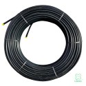 Rura HDPE fi 40mm z niebieskim paskiem krążek 250m