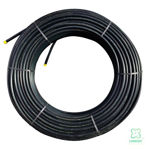 Rura HDPE fi 40mm z niebieskim paskiem krążek 250m