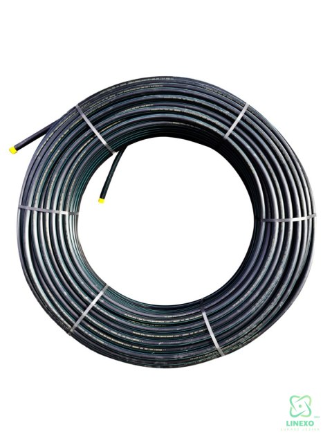 Rura HDPE fi 40mm z niebieskim paskiem krążek 250m