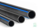 Rura HDPE fi 40mm z niebieskim paskiem krążek 250m