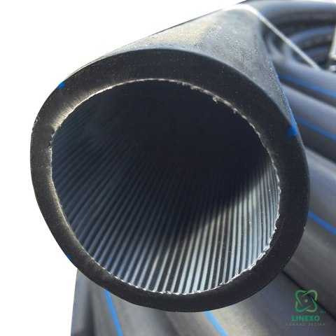 Rura HDPE fi 40mm z niebieskim paskiem krążek 250m